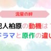 アイキャッチ画像『流星の絆犯人は柏原！動機は？ドラマと原作の違い』